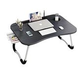 Laptop Bed Table Desk, Lap Desk for Adults, Bed Desk for Laptop and Writing, Laptop Bed Table Tray for Eating and Laptop, Laptop Stand for Bed Couch, Black