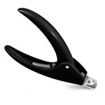 Nail Tip Cutter,MORGLES Acrylic Nail Clippers Cutters for False Fake Gel Artificial Nails Tips Trimmer Professional Nail Art Manicure Tool,Black