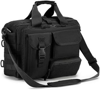 SUCIKORIO Laptop Bag 15.6'' Waterproof Laptop Briefcase Fits Up to 15.6 Inch Laptop Premium Tactical Briefcase Water-Repellent Shoulder Messenger Bag With Laptop Compartment