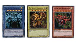 YuGiOh Legendary Collection Ultra Rare God Card Set of 3 Egyptian God Cards S...