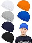 Geyoga 6 Pieces Skull Caps for Kids