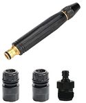 RIOMTRIC Water High Pressure Nozzle Spray Water Gun Jet Hose Pen Nozzles Sprayer Adjustable Heavy Duty Car Bike Window Cleaning Sprayer Without Hose Pipe (1) Black