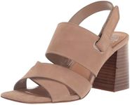Vince Camuto Women's Bebendy Block Heel Sandal Heeled, Truffle Taupe, 7 UK