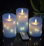 danip Sky Blue LED Flameless Candle