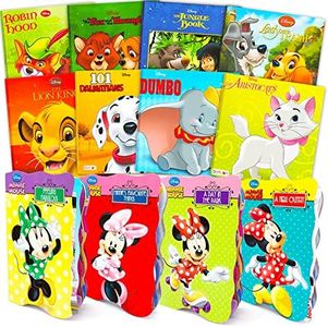 Disney Books for Kids 12 Pack Disney Minnie Mouse Bedtime Stories for Toddlers Kids -- Bundle of 12 Disney Books (4 Board Books, 8 Storybooks)