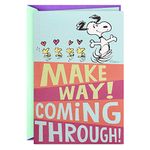 Hallmark Funny Peanuts Greeting Card for Mom (Snoopy Hugs and Kisses for You)