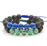 Kids Lava Stone Bracelet Essential Oil Aromatherapy Diffuser Childs Anti-Stress Anti-Anxiety Bracelet