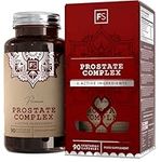 FS Prostate Supplements for Men UK | 90 Prostate Capsules with Broccolli 750mg, Pumpkin Seed 500mg, Nettle Leaf 500mg & Zinc | Mens Health Supplements | Non-GMO & Gluten Free | Made in The UK