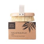 Wild & Stone | Dry Brushing Body Brush | Gentle Exfoliating Brush | Cellulite Remover | Body Exfoliator | Natural & Sustainable Body Brush