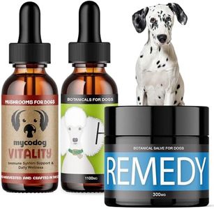 Hemp Dog Health - The Power Trio: Heal Hemp Oil for Dogs with Challenging Conditions | Remedy Hemp Salve Dog Immune Support Topical | MycoDog Vitality Mushroom Extract Immune System Blend