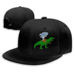 539 Golf Ball Hat Great White Shark Riding A T Rex Sport Cap Unisex Dad Hat Printed Plain Baseball Cap for Boys, Adult, Women