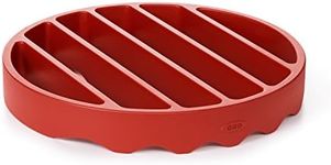 OXO Good Grips Silicone Pressure Cooker Roasting Rack,Red,Silicone Pressure Cooker Rack