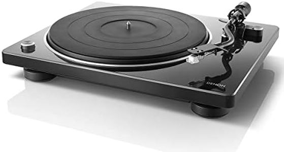 Denon DP-400 Semi-Automatic Analog Turntable with Speed Auto Sensor