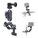 SMALLRIG Bike Handlebar Clamp Mount, All Metal Pole Mount for Bike/Motorbike/Motorcycle, Bar Mount for GoPro HERO10 Black, for DJI Osmo Action 4, for Insta 360, Adjustable Clamp Mount - 4191