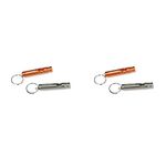 Lifesystems Unisex Lv2240 Safety Survival Whistle, Orange, S UK (Pack of 2)