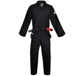 Fuji BJJ Uniform, Black, A3