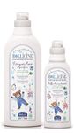 Bollicine Newborn Baby Organic Clothes Laundry Liquid & Fabric Softener for Sensitive Skin, Concentrated 33 Washes, Dermatology Tested, Vegan Friendly