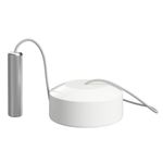 SAMOTECH 2WAY WIFI Pull Cord Switch - Compatible with Tuya, Smart Life, Lidl Home, BG & More. Direct Replacement for UK Non-Smart Pull Cords. No Neutral Wire Needed (Matt White)