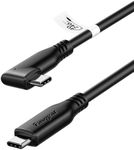 Fasgear USB 4 Cable 240W Thunderbolt 4 Cable 4.9ft, Right Angle USB C to USB C Cable for 100W/60W, 8K HD Display 40Gbps PD3.1 Fast Charging Cable Compatible with Thunderbolt 3/4, MacBook eGPU SSD