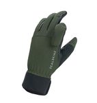 SEALSKINZ Unisex Waterproof All Weather Shooting Glove - Olive Green/Black, Large