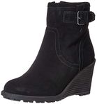 Carlos by Carlos Santana Women's Trace Ankle Boot, Black, 8 UK