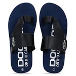 DOCTOR EXTRA SOFT House Slipper for Men's Care |Orthopaedic | Diabetic | Comfortable | Cushion | Flip-Flop Men's and Boy’s Home Slides for Daily Use 60026-NAVY-7 UK