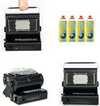 2 In 1 Camping Heater & Stove – Butane Gas Powered Portable Tent Cooker With Carry Handle, Safety Grill, Auto Ignition For Caravan, Fishing, Hiking & Outdoor (with 4 Gas)