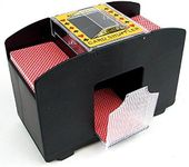 WE Games Battery Operated 2-Deck Card Shuffler