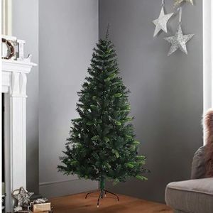 eCraftIndia 5 Feet Green Artificial Christmas Tree Xmas Pine Tree with Metal Stand - Xmas Tree for Indoor, Outdoor, Home, Living Room, Office, Church Decor - Merry Christmas Decoration Item