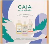 GAIA Natural Baby Baby Stork Essential Gift Set (Pack of 3)