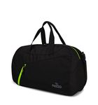 PAZZO Trance Medium 44L Water Resistant Gym/Trekking/Travel/Sports Duffel/Duffle Bag with 1 Year Warranty (Black and Green)