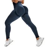 RIOJOY Scrunch Seamless Leggings Women High Waist Ruched Butt Lifting Gym Sports Leggings