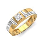 KuberBox 18KT Yellow Gold Abhir Ring for Men