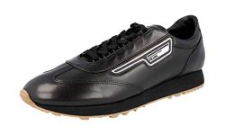 Prada Men's 2EG286 072 F0002 Black Leather Trainers/Sneaker UK 11 / EU 45