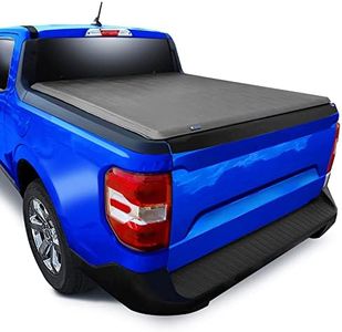 Tyger Auto T1 Soft Roll-up Truck Bed Tonneau Cover Compatible with 2022-2024 Ford Maverick | 4.5' (54") Bed | TG-BC1F9061, Black