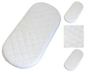 Baby Mattress Round corner Quilted Cover Pram Mattress Fits VENICCI Carry Cot 75 * 32 CM