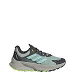 adidas Women's Soulstride Flow Gore-TEX Trail Running, Wonder Silver/Semi Flash Aqua/Lucid Lemon, 8