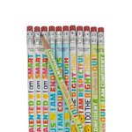 Fun Express Affirmation Pencils - 24 Pieces