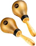 Meinl Percussion Rawhide Maracas Shaker - 2 Jumbo Musical Instruments with Warm Sound - Rawhide, Wood (MSM3)