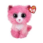 TY 2005073 Reagan Cat - Beanie Boos Stuffed Animal, Multicoloured, 15cm