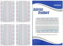 (4 Pcs) MCIGICM 400 Points Solderless Breadboard