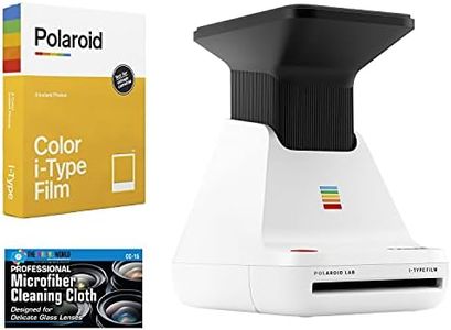 The Imaging World Polaroid Lab Instant Film Photo Printer + Polaroid Color Film + Microfiber Cloth