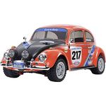 TAMIYA Volkswagen 58650 – 1:10 RC VW Beetle Rally MF-01X Remote Controlled Car/Vehicle Model Building Kit Hobby Assembly, Unvarnished