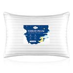Babebay Toddler Pillow,13 x 18 Toddler Pillows for Sleeping,Machine Washable Kids Pillow, Perfect for Travel,1 Pack(Not Included Pillowcase)