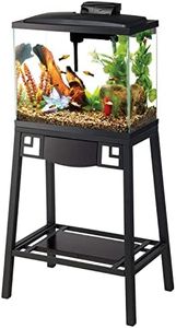Aqueon Metal 20 Gallon Long/29 Gallon High Fish Tank Aquarium Stand, 30" L x 12" W x 28.25" H