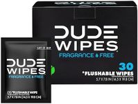 DUDE Wipes Flushable Wet Wipes 30 W