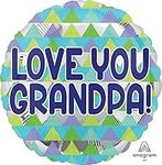 Foil Balloon- Love You Grandpa!- 18""