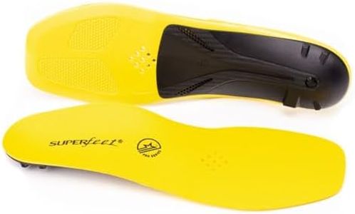 Superfeet Hockey Performance Insoles - Carbon Fiber Inserts for Hockey Skates - Professional Grade - Skate Size 3-4