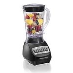 Hamilton Beach 56 Ounce 650W 10 Speed & Pulse Countertop Smoothie Blender, Black (50190FG)