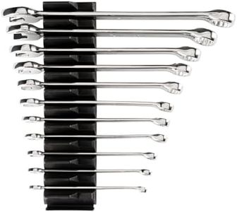 TEKTON Combination Wrench Set with Modular Wrench Organizer, 11-Piece (1/4-3/4 in.) | WCB95101